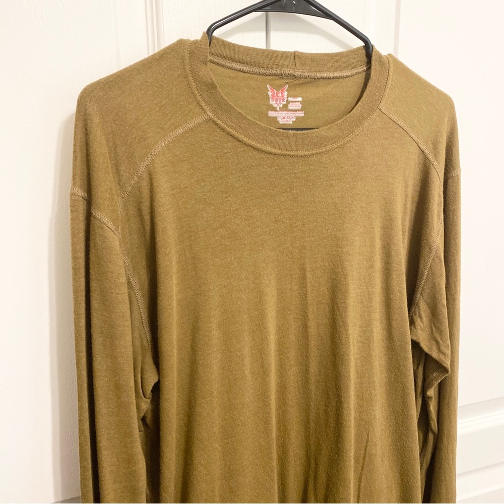 DriFire Long Sleeve Base Layer Flame Resistant Shirt Mens L - Coyote Brown